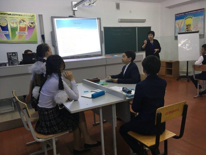 Досмамбетова А. С.  Городской семинар.  Открытый урок