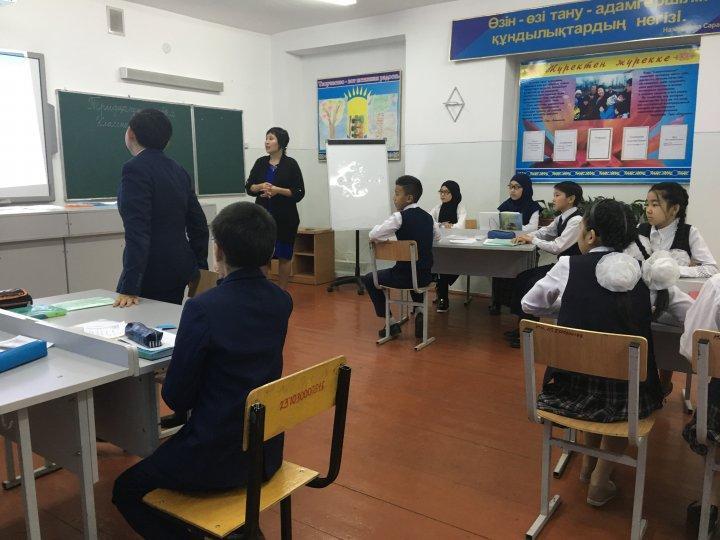 Досмамбетова А. С.  Городской семинар.  Открытый урок