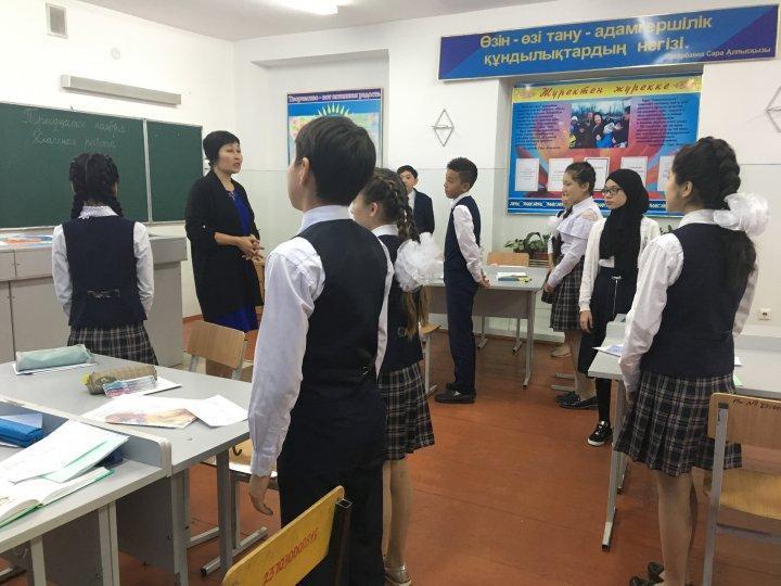 Досмамбетова А. С.  Городской семинар.  Открытый урок