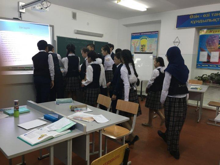 Досмамбетова А. С.  Городской семинар.  Открытый урок