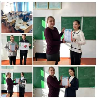 "Мен нашақорлыққа қарсымын!" атты тақырыпта 9-10 сыныптар арасында шығарма жазу байқауы ұйымдастырылып өткізілді.