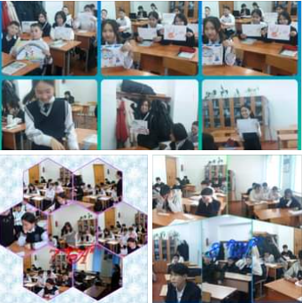 "МЕН ЗОРЛЫҚ-ЗОМБЫЛЫҚСЫЗ ӨМІРДІ ТАҢДАЙМЫН!" (қарым-қатынас үйлесімділігі) тақырыбында психологиялық тренинг жүргізді.