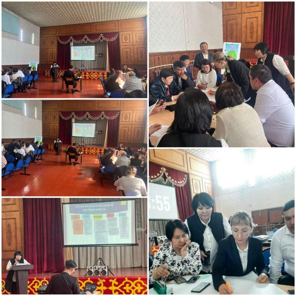 Сыныптардың жүйесін жобалау арқылы тарбие технологиялары саласындағы мұғалімдердің кәсіби құзыреттілігін арттыру мақсатында сыныптардың тәрбиелік жүйелерін  модельдеу және құру арқылы оқушыларды  тәрбиелеу үдерісін жетілдіру»